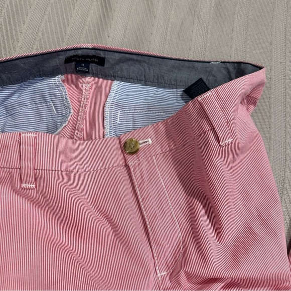 Tommy Hilfiger red/white pants, size 14, cropped, lightweight, spring, casual - Picture 12 of 12